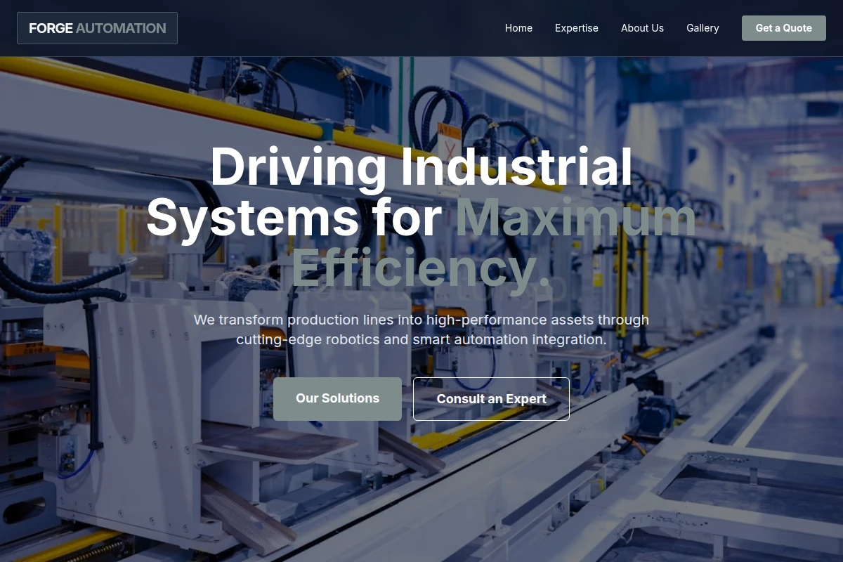 Forge Factory Automation