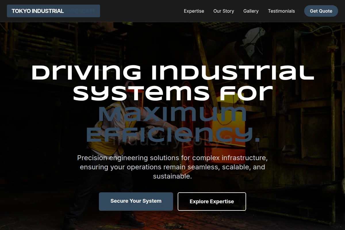 Infrastructure Industrial Engineering